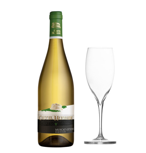 Castel Huniade Muscat Ottonel, demidulce 750ml