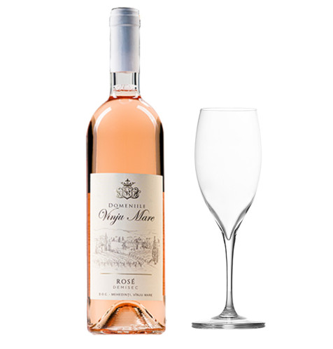 Domeniile Vânju Mare, Roze demisec 750ml